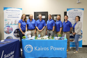 The Kairos Power team at the company's supplier diversity fair in Oak Ridge
