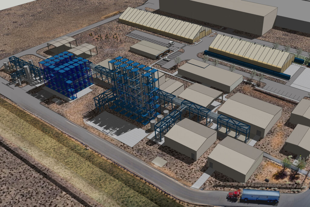 A rendering of Kairos Power's Salt Production Facility